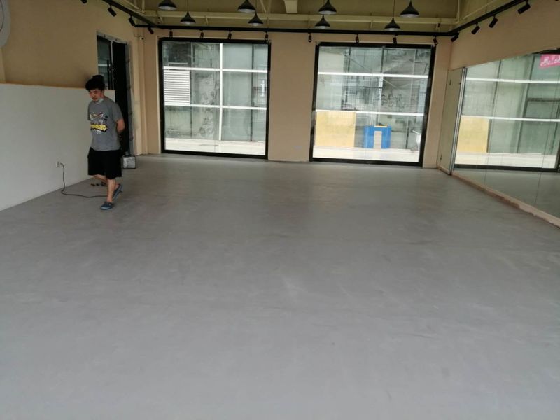 江苏苏州个人舞蹈室小丑地胶铺设案例